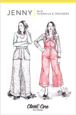 Jenny Overalls and Trousers Pattern by Closet Core