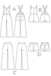 Jenny Overalls and Trousers Pattern by Closet Core