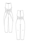 Kielo Wrap Dress & Jumpsuit Sewing Pattern by Named Clothing