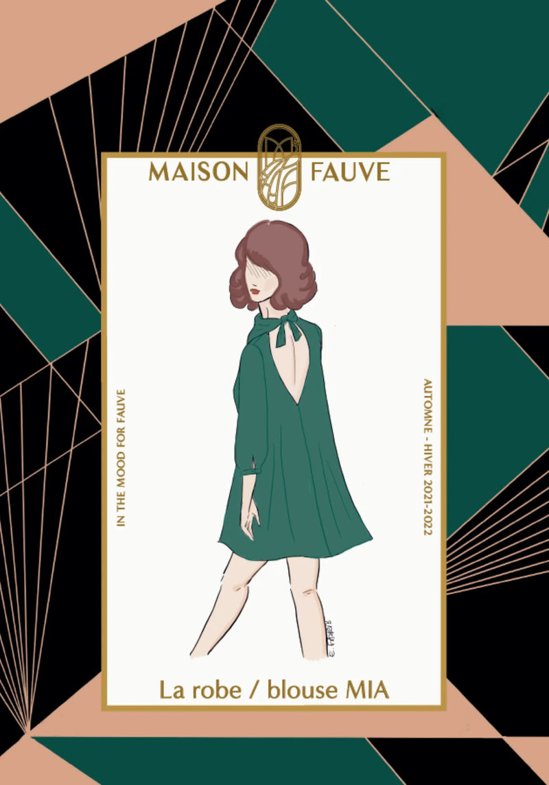 MIA Top/Dress Sewing Pattern by Maison Fauve
