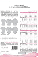 Rowan Bodysuit and Tee Pattern by Megan Nielsen Patterns