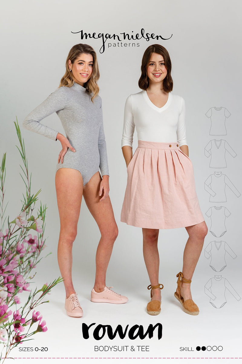 Rowan Bodysuit and Tee Pattern by Megan Nielsen Patterns