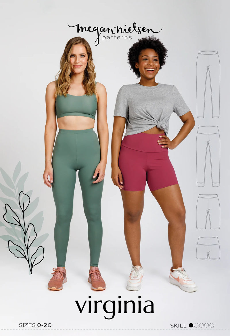 Virginia Leggings Sewing Pattern by Megan Nielsen