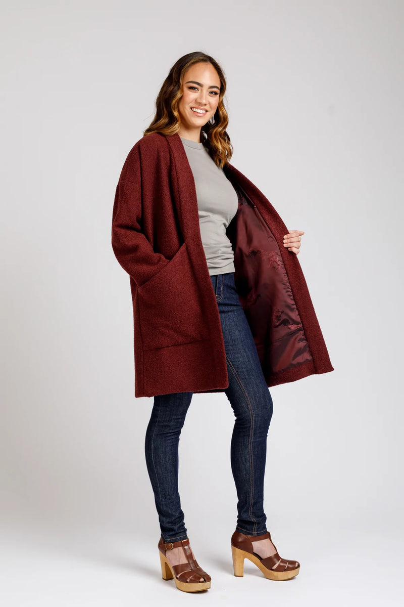 Hovea Jacket & Coat Pattern by Megan Nielsen