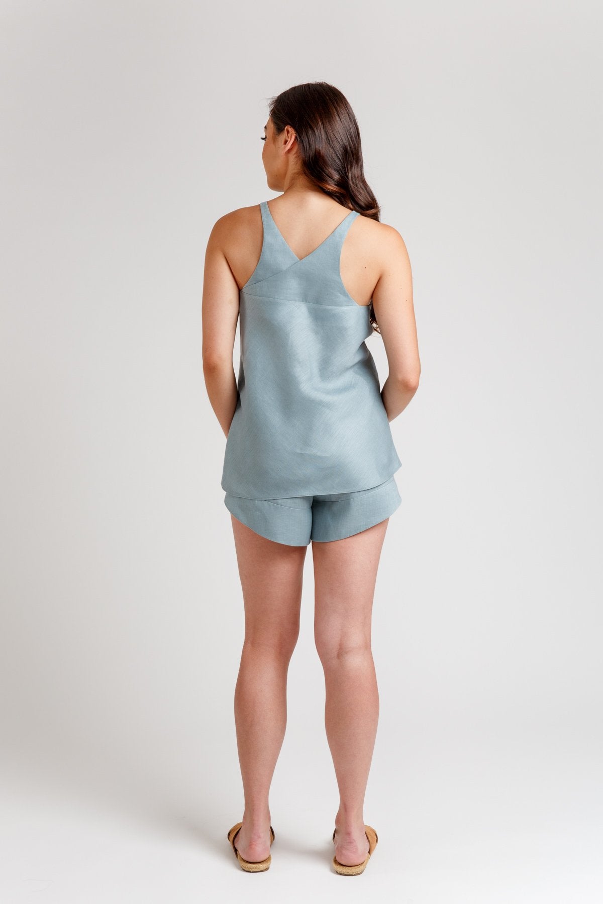 Reef Camisole and Shorts Set by Megan Nielsen Patterns