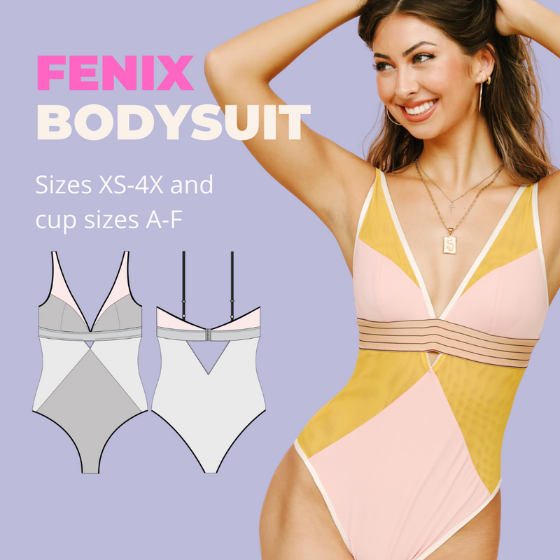 Madalynne FENIX Bodysuit Sewing Pattern (PDF)