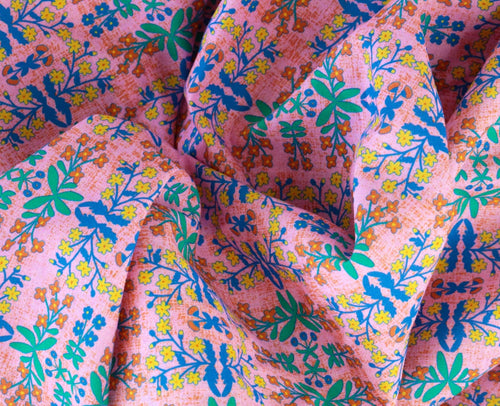 Ayana Organic Cotton Poplin Fabric - Madame Iris - 0.5 metre