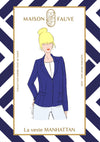 MANHATTAN Blazer Jacket Sewing Pattern by Maison Fauve