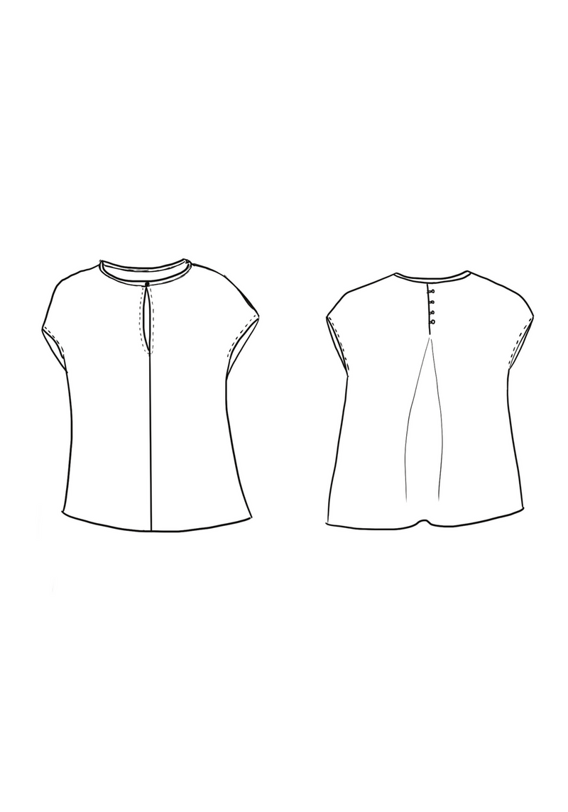 MARISA Top/Blouse Sewing Pattern by Maison Fauve