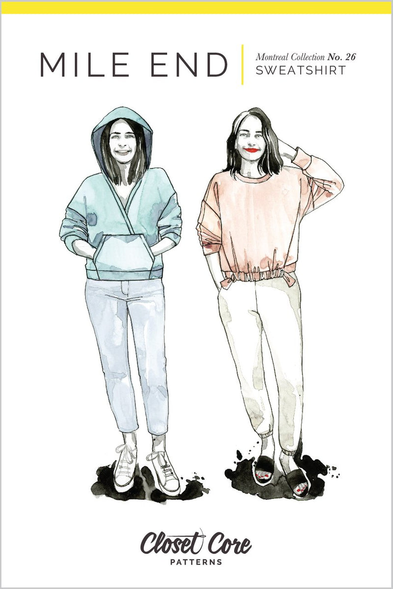 Mile End Sweatshirt Pattern by Closet Core