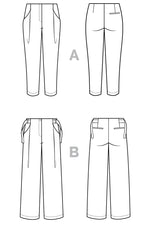 Mitchell Trousers Sewing Pattern by Closet Core