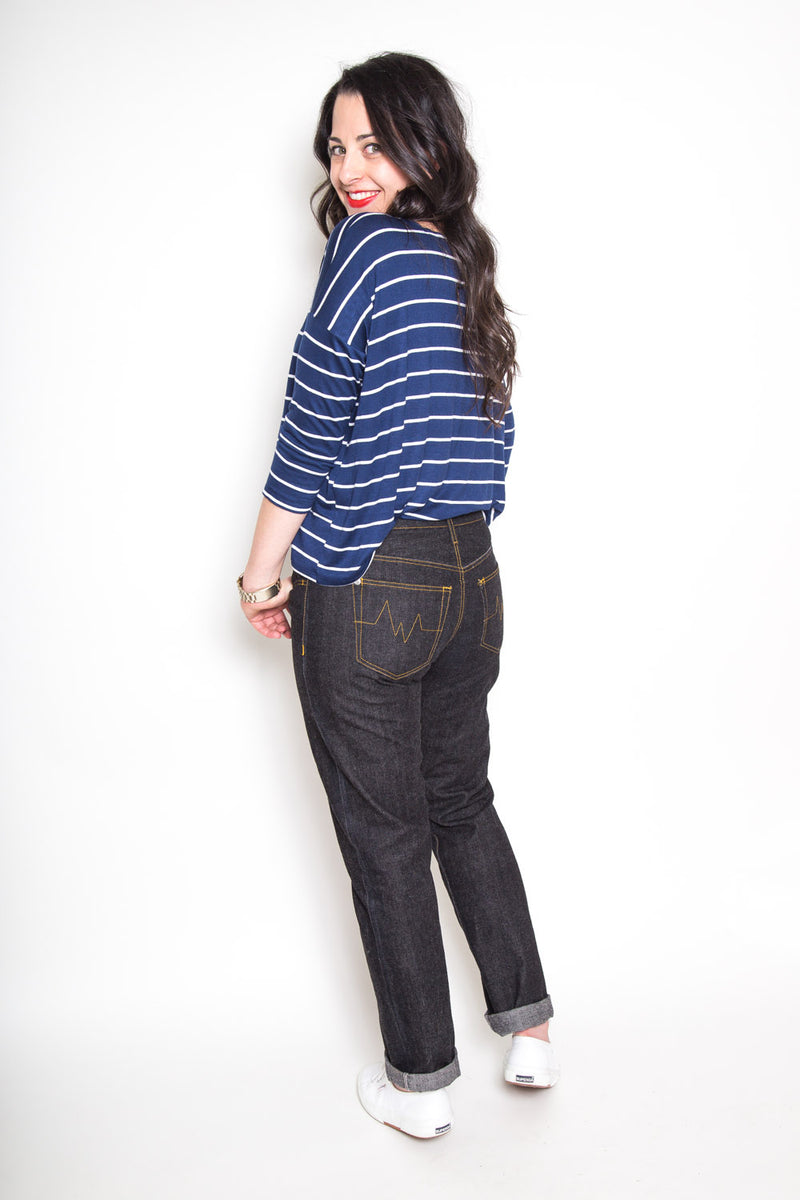 Morgan Boyfriend Jeans Pattern by Closet Core