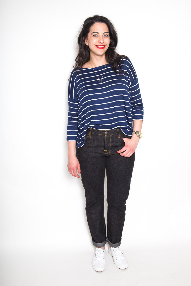 Morgan Boyfriend Jeans Pattern by Closet Core