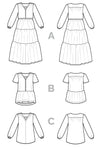 Nicks Dress and Blouse Sewing Pattern by Closet Core