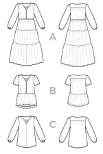 Nicks Dress and Blouse Sewing Pattern by Closet Core