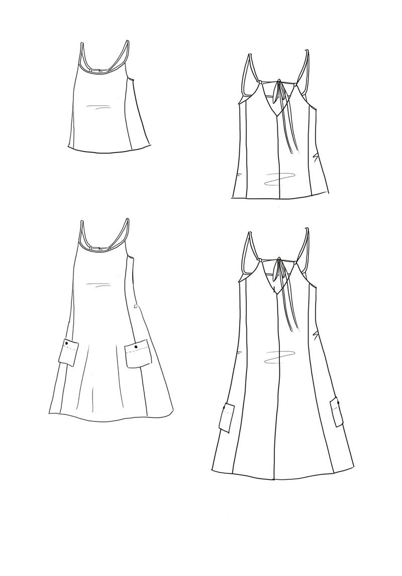 PAOLA Top/Dress Sewing Pattern by Maison Fauve