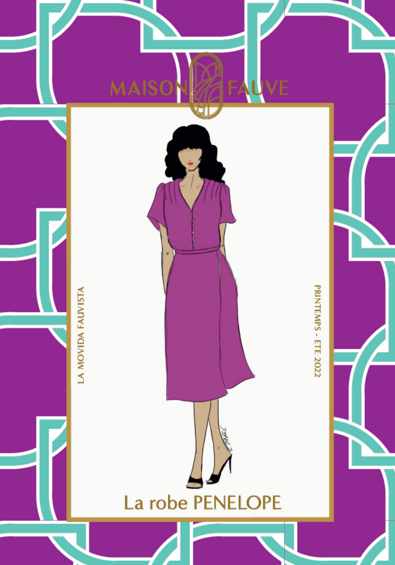 PENELOPE Dress Sewing Pattern by Maison Fauve