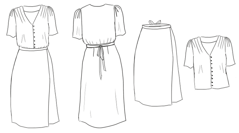 PENELOPE Dress Sewing Pattern by Maison Fauve
