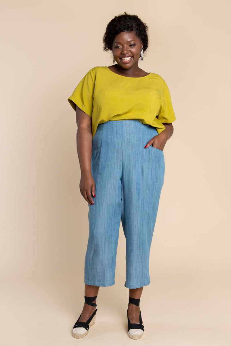 Pietra Trousers and Shorts Pattern by Closet Core
