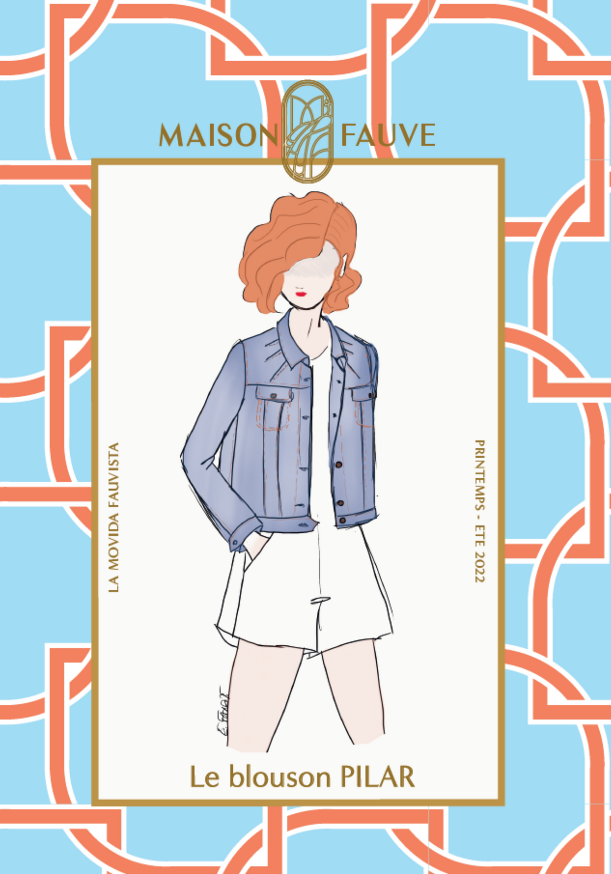 PILAR Jacket Sewing Pattern by Maison Fauve