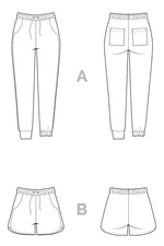 Plateau Joggers Pattern by Closet Core