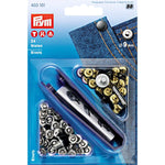 Prym Jeans Rivets 9mm - Silver - Pack of 24