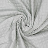 Quilted Denim Fabric - Blue Blush - Price per 0.5 metre