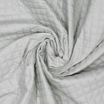 Quilted Denim Fabric - Blue Blush - Price per 0.5 metre