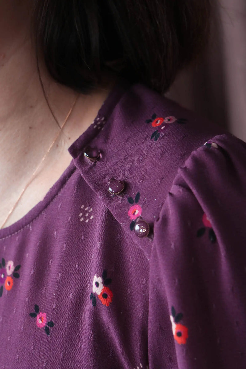 Rêverie - Dotted Viscose Crepe Fabric - Lise Tailor - 0.5 metre