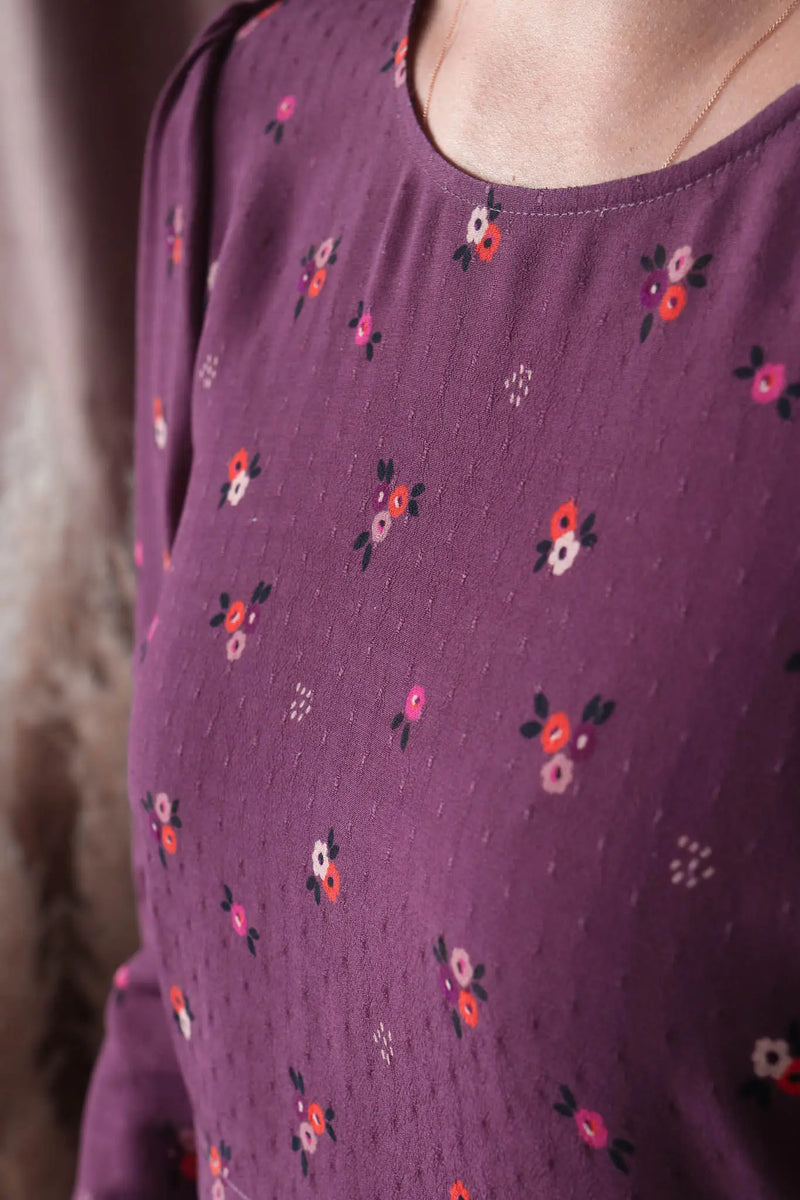 Rêverie - Dotted Viscose Crepe Fabric - Lise Tailor - 0.5 metre