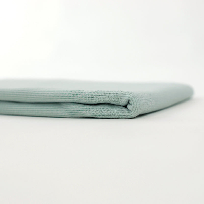 See You At Six - Cotton Ribbing - Ether Blue - Priced per 0.5 metre