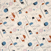 See You At Six - Villagers - Cotton Canvas Gabardine Twill - Slightly Beige - Priced per 0.5 metre