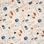 See You At Six - Villagers - Cotton Canvas Gabardine Twill - Slightly Beige - Priced per 0.5 metre