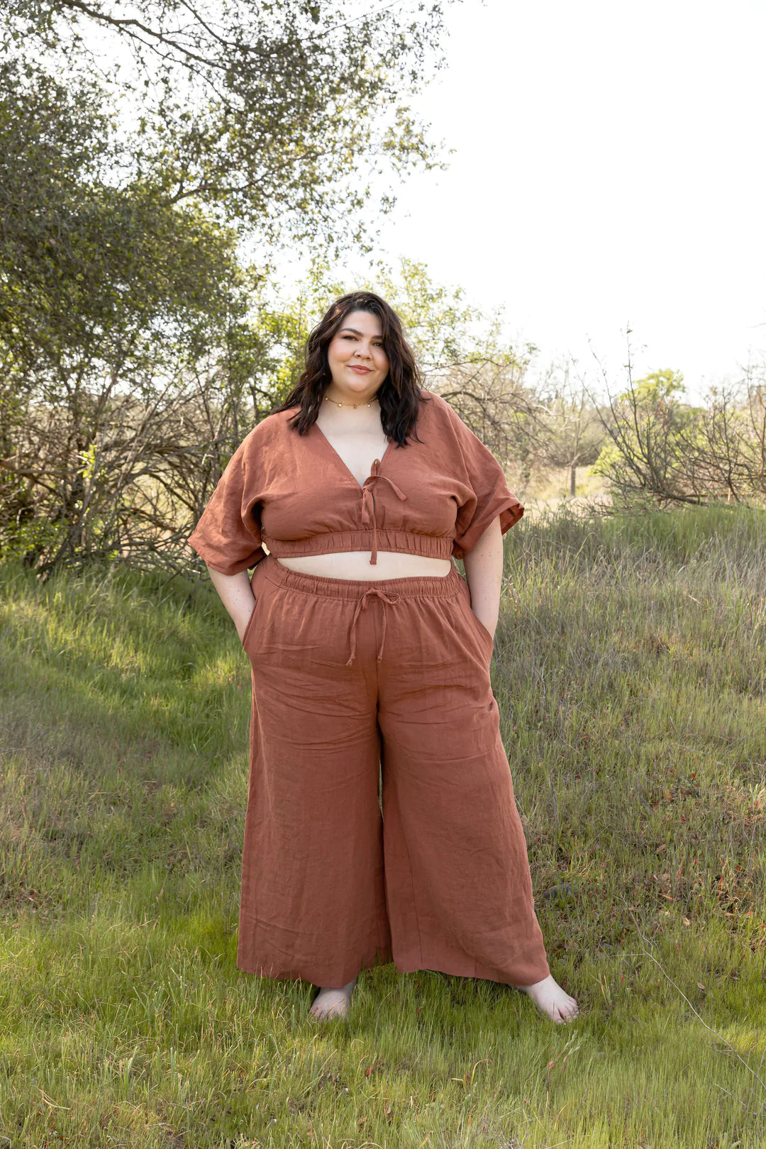 The Saguaro Set - Top & Trouser Two Piece Sewing Pattern by Friday Pattern Co.