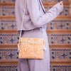 See you at Six - Foliage Song - Cotton Canvas Gabardine Twill - Amber Yellow - Priced per 0.5 metre