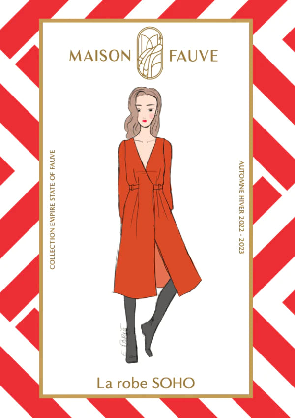 SOHO Dress/Blouse Sewing Pattern by Maison Fauve