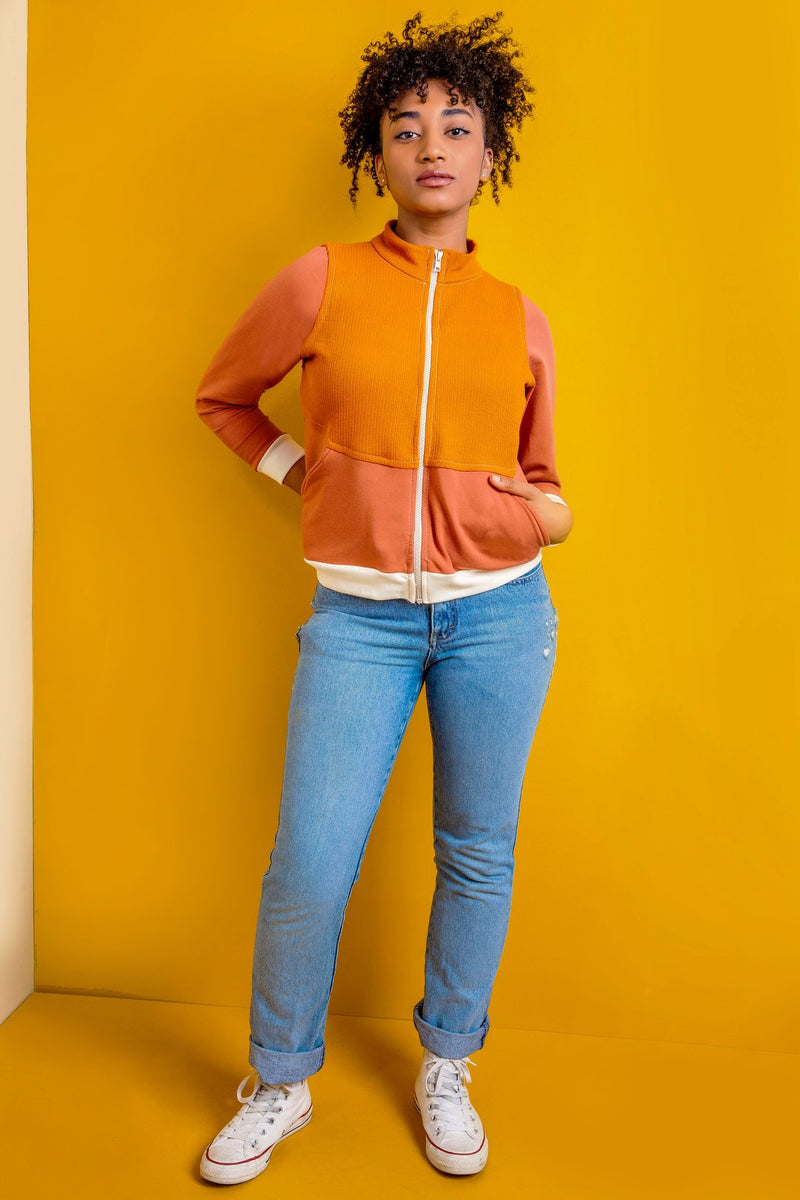 The Arlo Track Jacket Sewing Pattern by Friday Pattern Co.