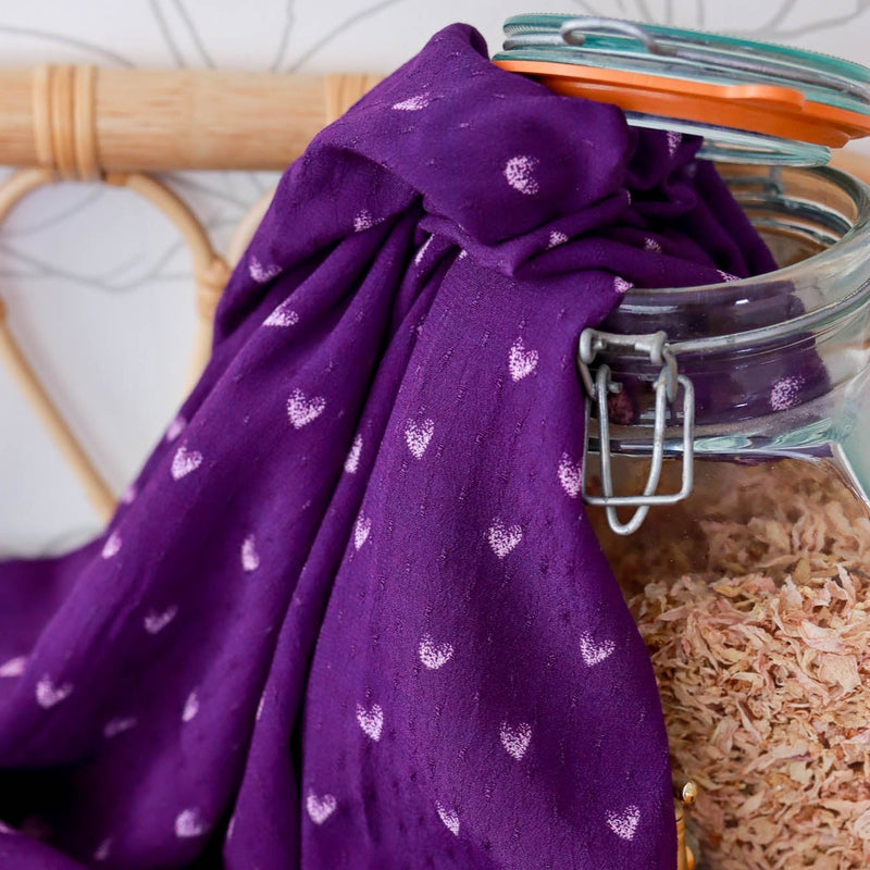 Heart To Take - Dotted Viscose Crepe Fabric - Lise Tailor - 0.5 metre