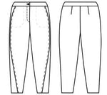Twist Pants Sewing Pattern by Papercut Patterns