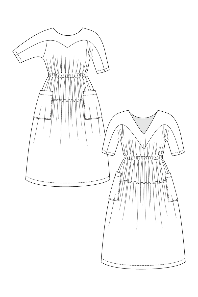 Valo Dress & Top Sewing Pattern by Named Clothing
