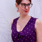 Heart To Take - Dotted Viscose Crepe Fabric - Lise Tailor - 0.5 metre