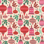 Organic Cotton by Cloud9 - Vintage Baubles - 0.5 metre