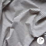 Woven Recycled Eco-Fabric - Stripes - Blue