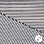 Woven Recycled Eco-Fabric - Stripes - Blue