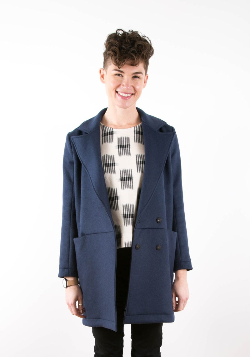 Yates Coat Sewing Pattern by Grainline Studio