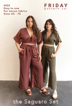 The Saguaro Set - Top & Trouser Two Piece Sewing Pattern by Friday Pattern Co.