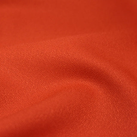 Viscose Crepe Fabric - Tangerine - Atelier Brunette - 0.5 metre