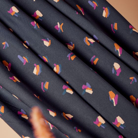 Beryl Night- Viscose fabric with Lenzing™️ EcoVero™️ fibres - Atelier Brunette - 0.5 metre
