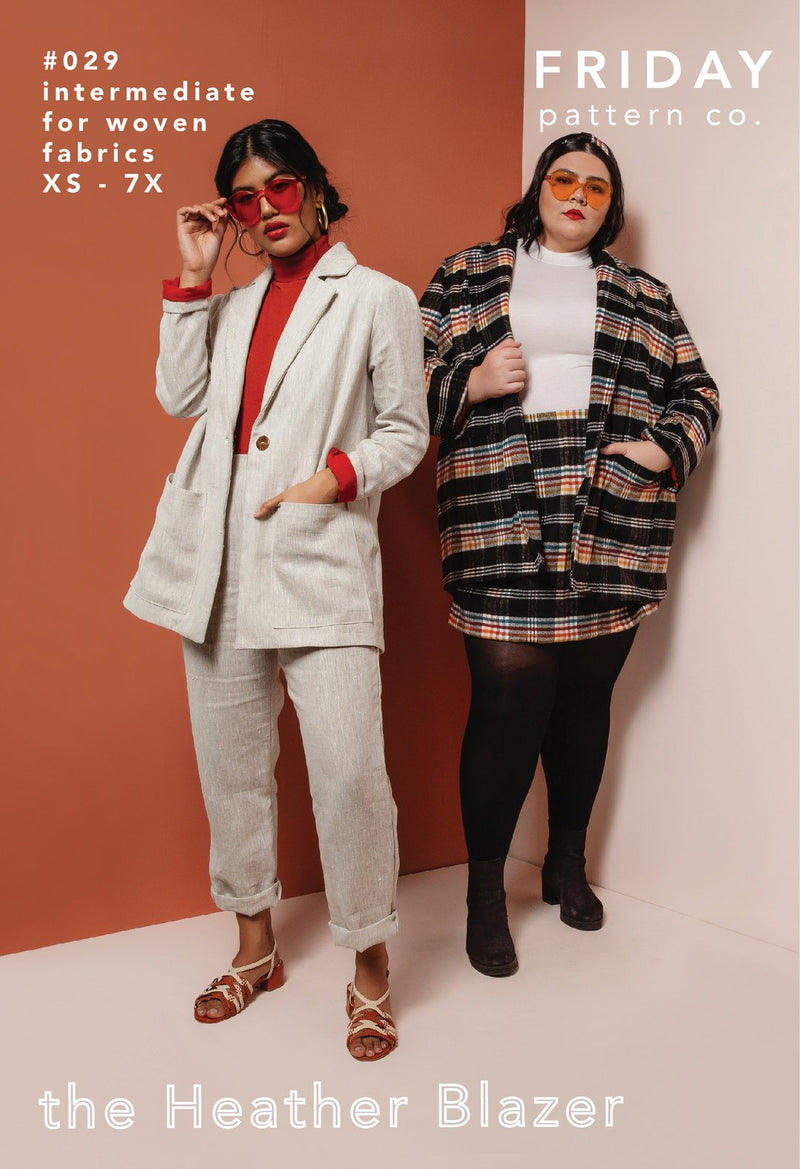 The Heather Blazer by Friday Pattern Co.