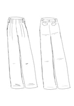 BROOKLYN Trousers Sewing Pattern by Maison Fauve